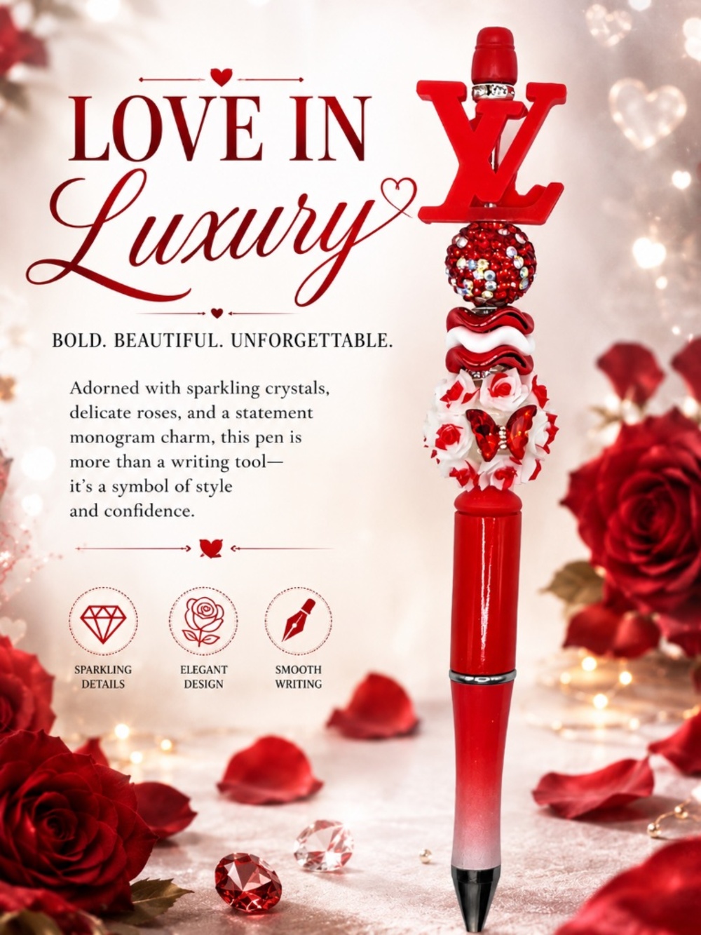 Scarlet Rose Affair Pen